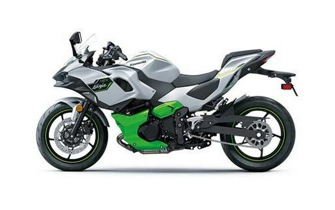 2024 Kawasaki Ninja® 7 Hybrid ABS METALLIC BRIGHT SILVER / METALLIC MATTE LIME GREEN