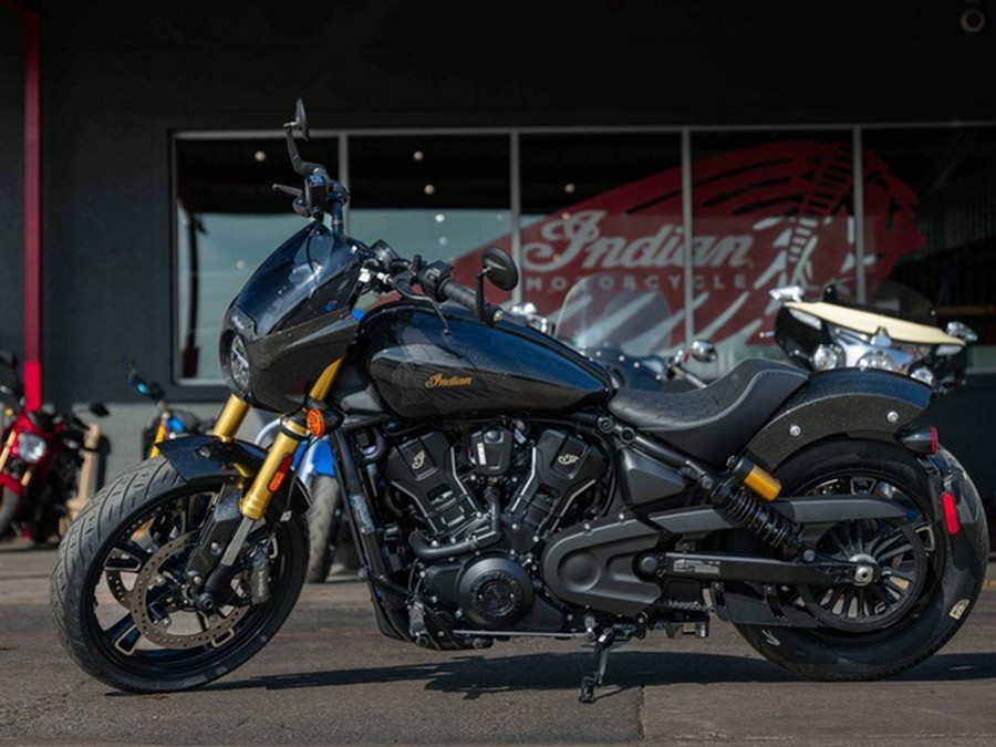 2026 Indian 101 Scout Black Crystal With Super Graphite