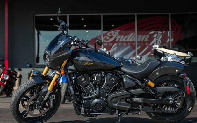 2026 Indian 101 Scout Black Crystal With Super Graphite