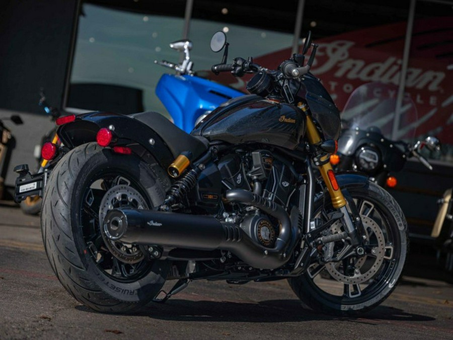 2026 Indian 101 Scout Black Crystal With Super Graphite