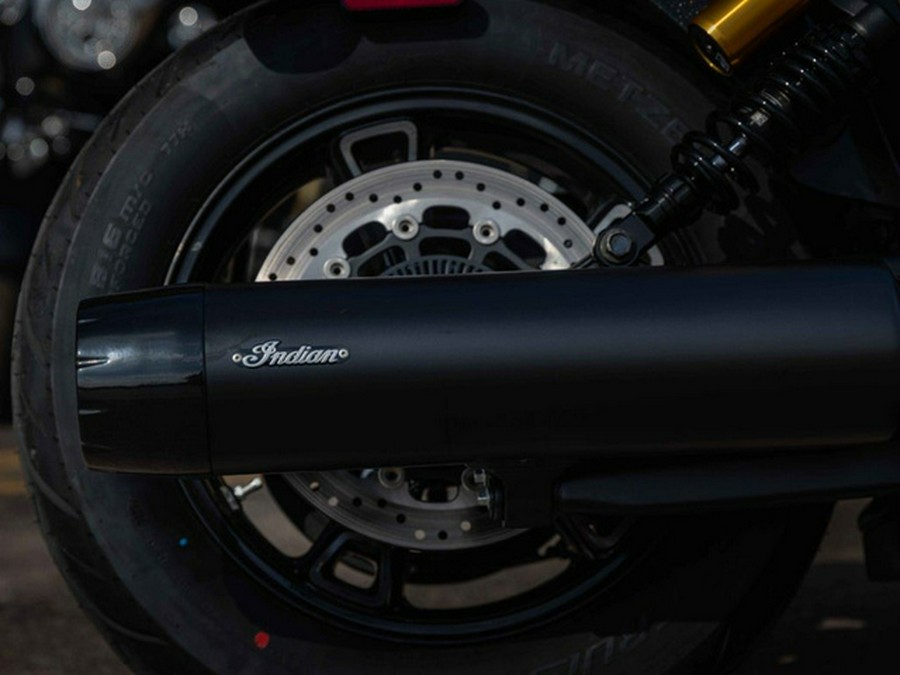 2026 Indian 101 Scout Black Crystal With Super Graphite