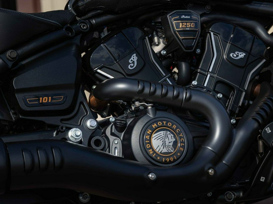 2026 Indian 101 Scout Black Crystal With Super Graphite