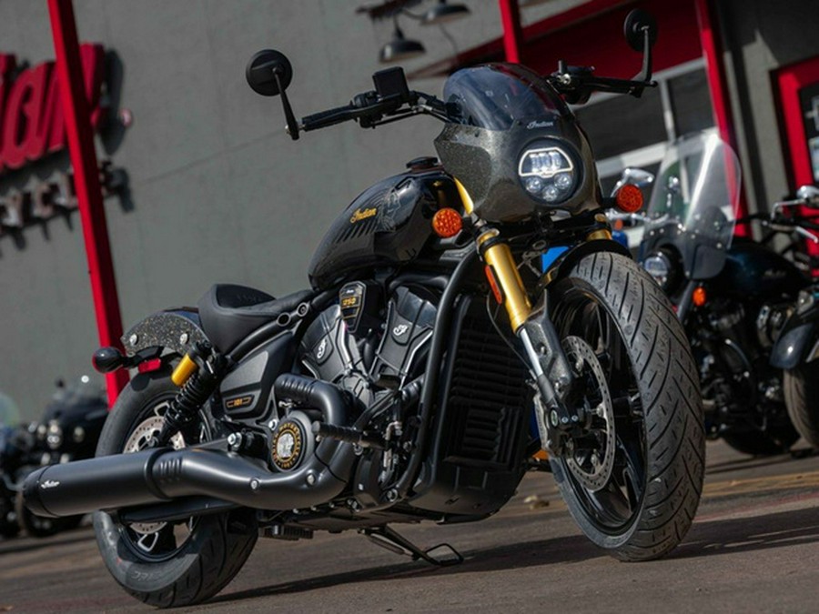 2026 Indian 101 Scout Black Crystal With Super Graphite
