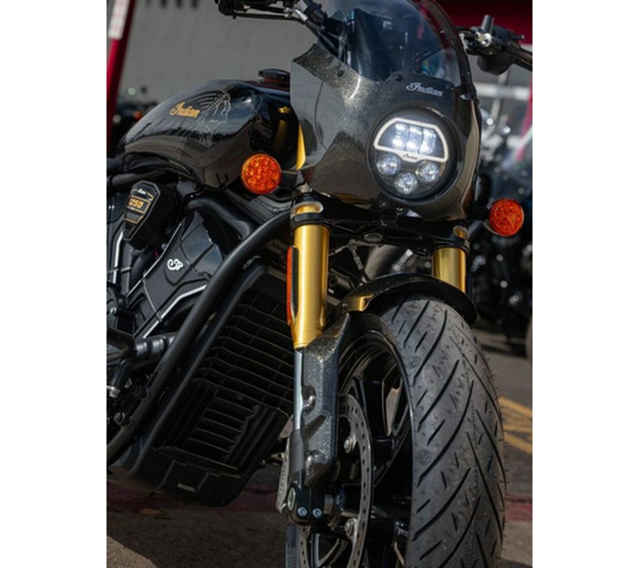 2026 Indian 101 Scout Black Crystal With Super Graphite
