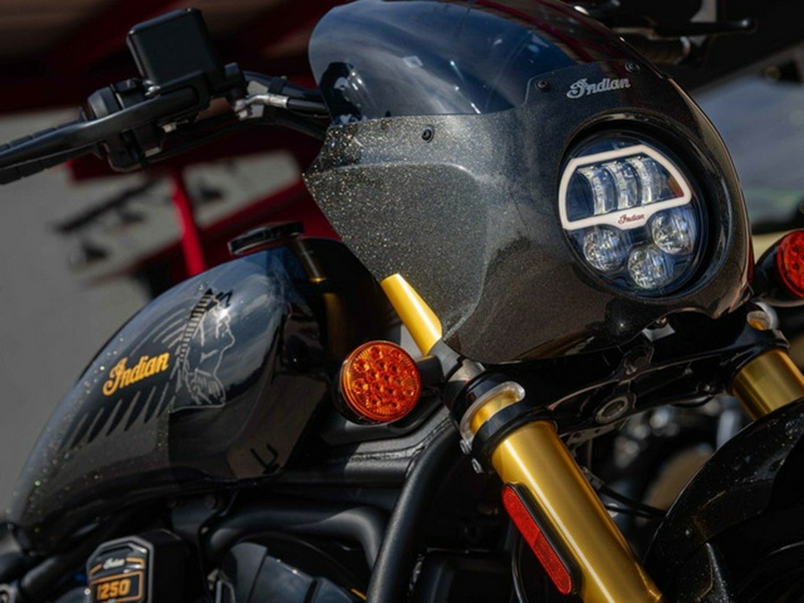 2026 Indian 101 Scout Black Crystal With Super Graphite