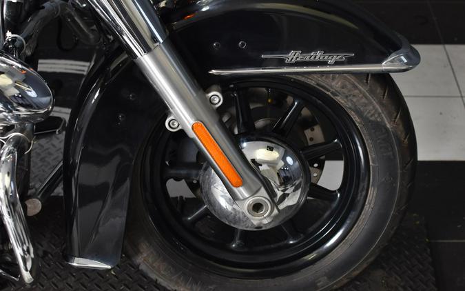2022 Harley-Davidson Heritage Classic 114 Vivid Black (Black Finish w/Cast Wheels) FLHCS