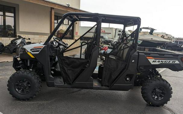 New 2025 POLARIS RANGER CREW 1000 PREMIUM WHITE LIGHTNING