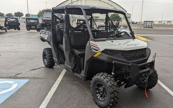 New 2025 POLARIS RANGER CREW 1000 PREMIUM WHITE LIGHTNING