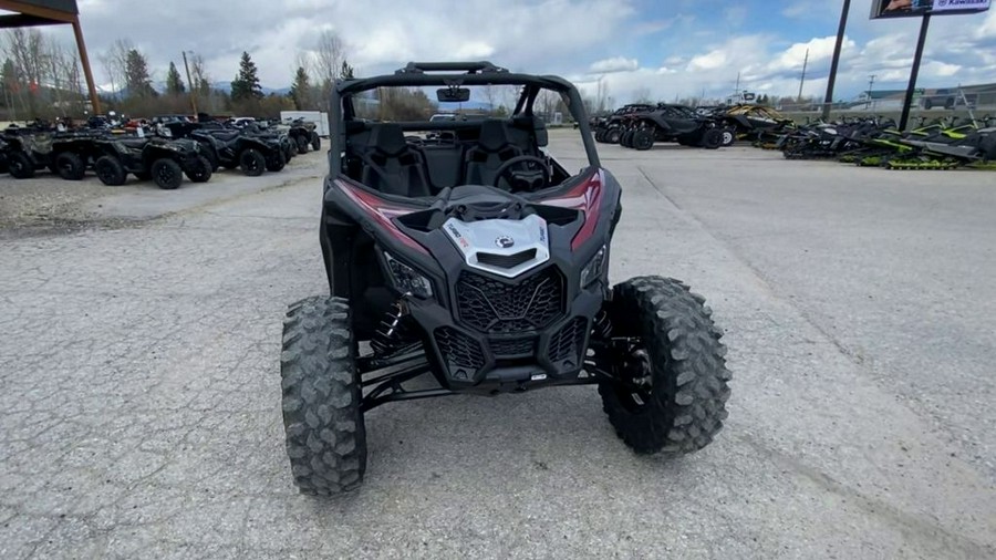 2024 Can-Am® Maverick X3 DS Turbo RR Fiery Red & Hyper Silver