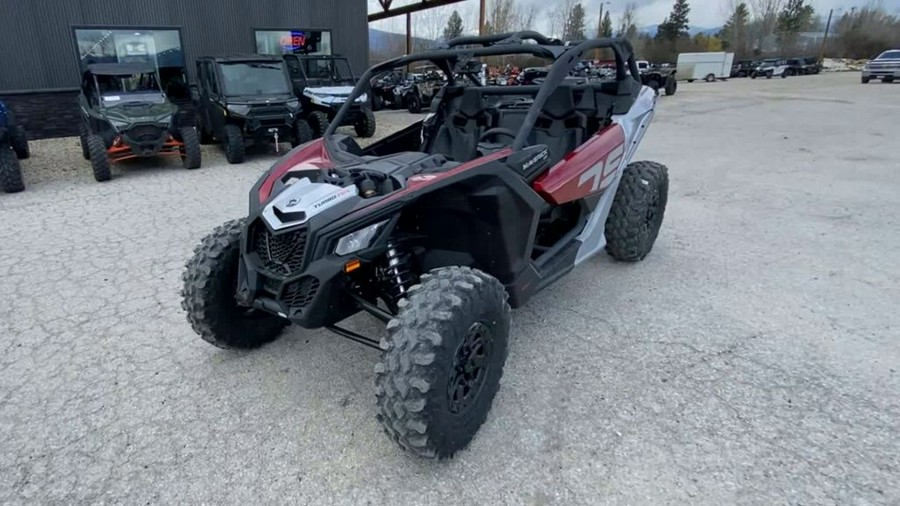 2024 Can-Am® Maverick X3 DS Turbo RR Fiery Red & Hyper Silver