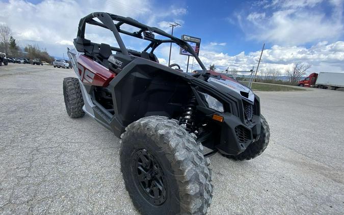 2024 Can-Am® Maverick X3 DS Turbo RR Fiery Red & Hyper Silver