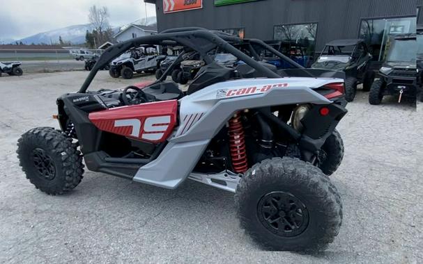 2024 Can-Am® Maverick X3 DS Turbo RR Fiery Red & Hyper Silver