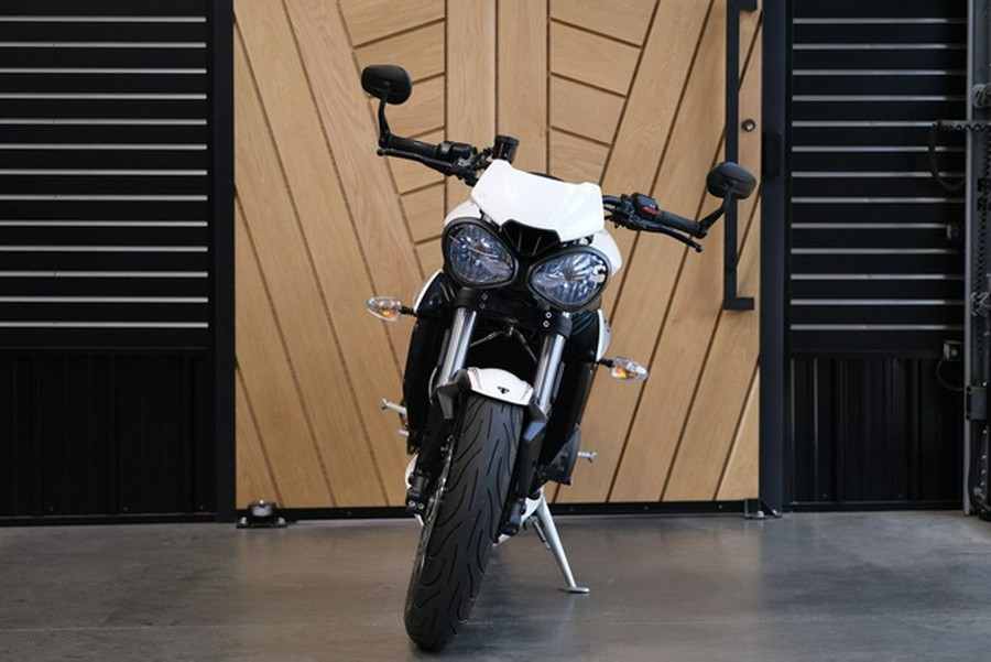 2019 Triumph Street Triple RS Crystal White