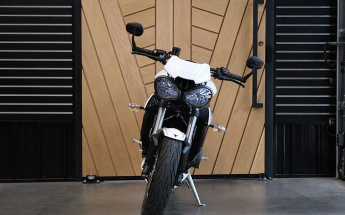 2019 Triumph Street Triple RS Crystal White