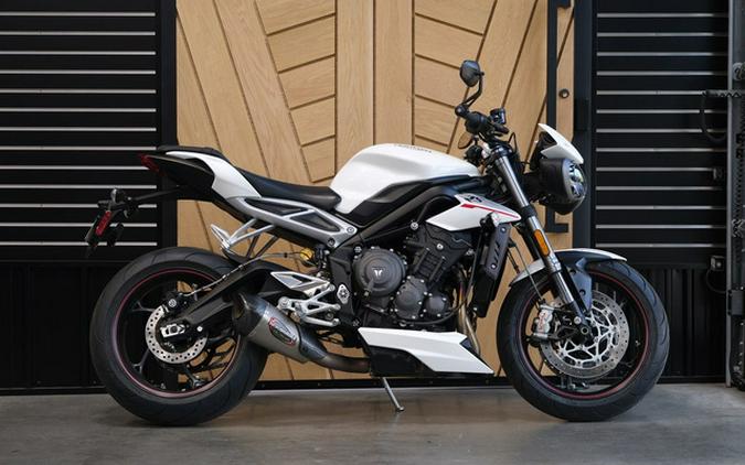 2019 Triumph Street Triple RS Crystal White