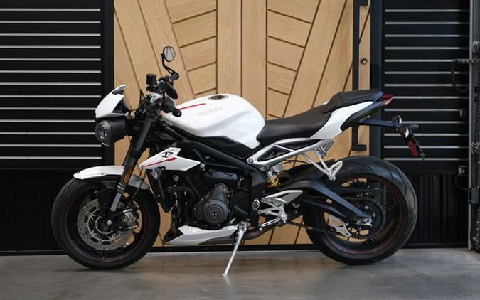 2019 Triumph Street Triple RS Crystal White