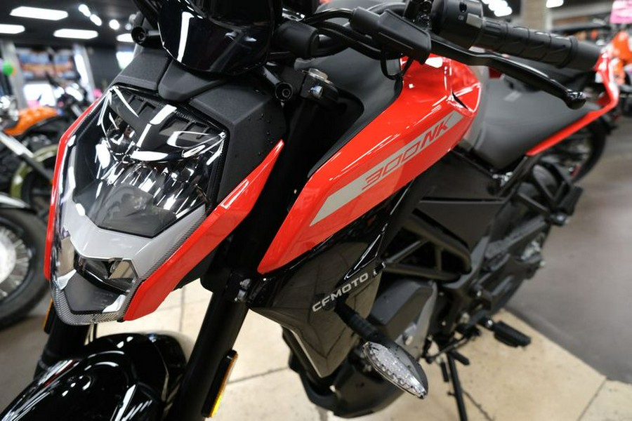 New 2024 CFMOTO 300NK MAGMA RED