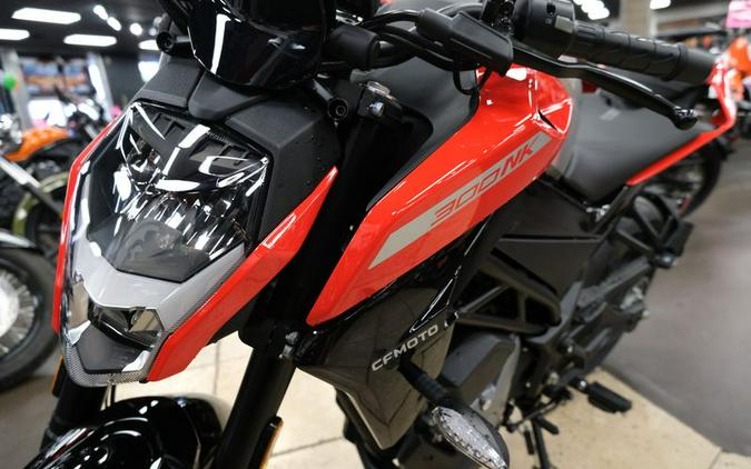 New 2024 CFMOTO 300NK MAGMA RED