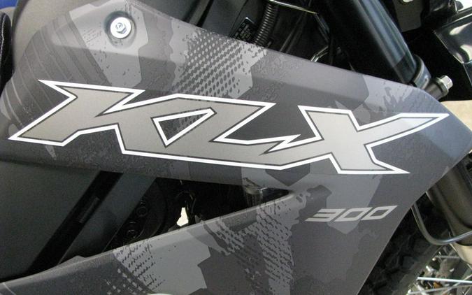 2024 Kawasaki KLX®300 Cypher Camo Gray