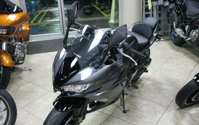 2024 Kawasaki Ninja® 650 Metallic Matte Graphenesteel Gray/Ebony