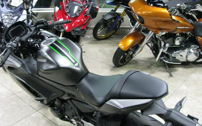 2024 Kawasaki Ninja® 650 Metallic Matte Graphenesteel Gray/Ebony
