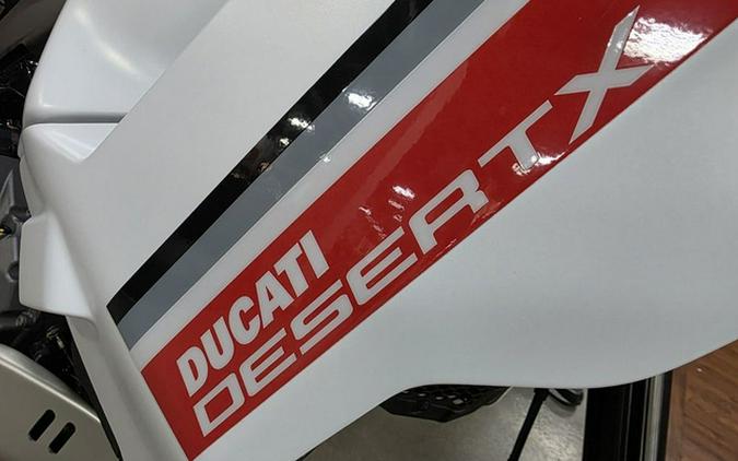 2026 Ducati DesertX Star White Silk