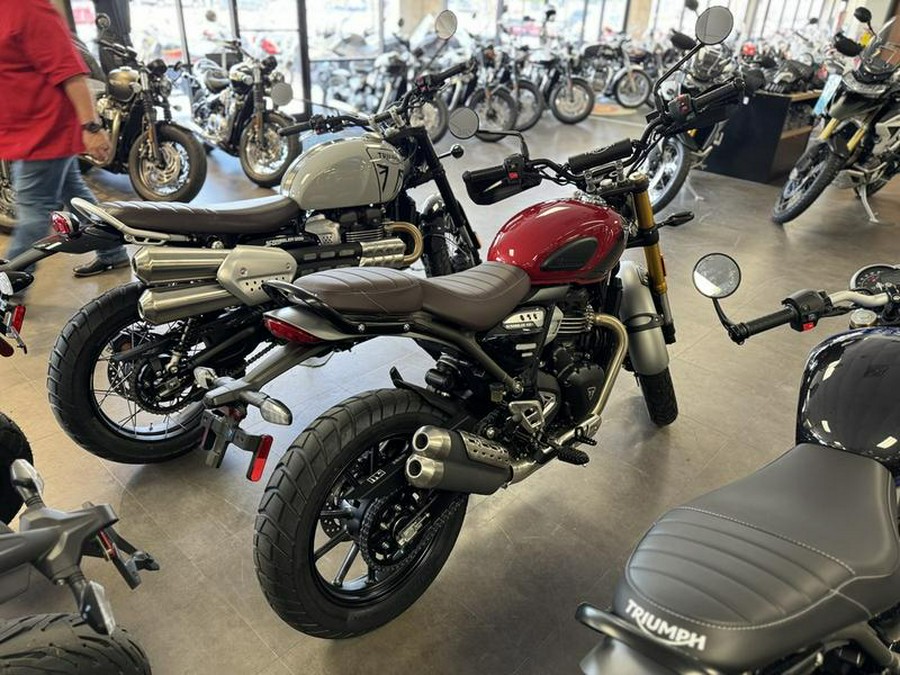 2024 Triumph Scrambler 400 X Carnival Red / Phantom Black