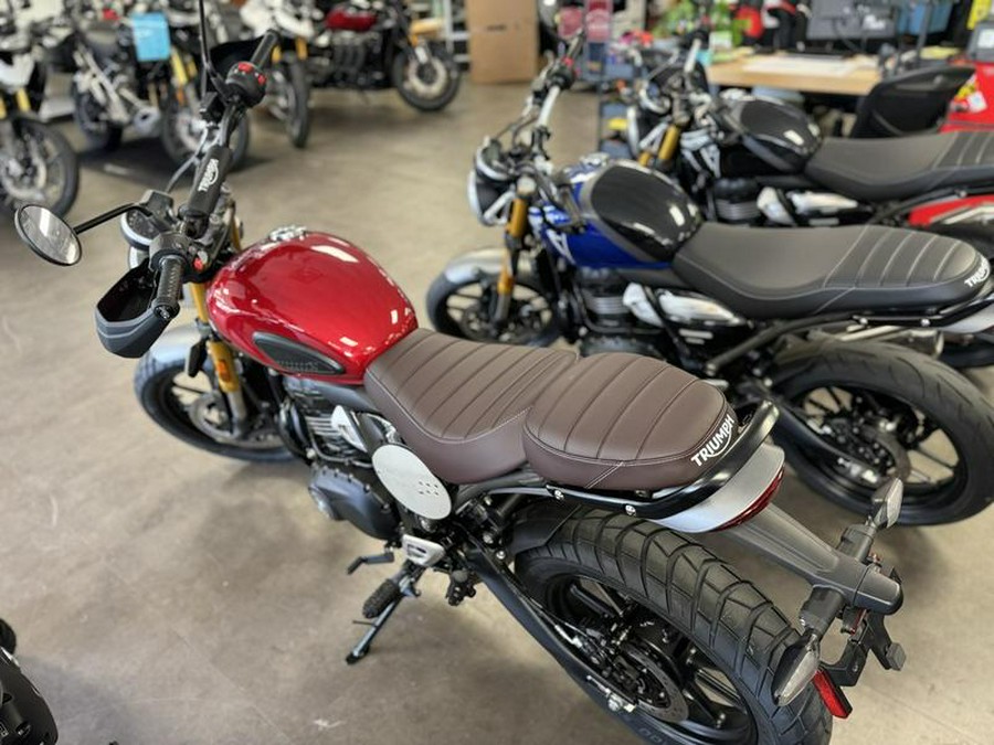 2024 Triumph Scrambler 400 X Carnival Red / Phantom Black