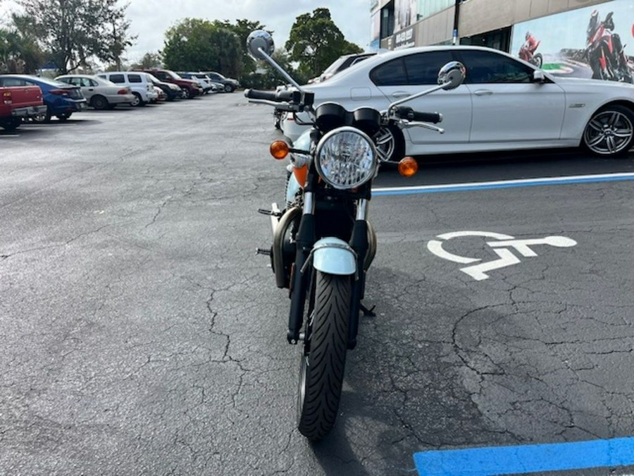 2023 Triumph Bonneville T100 Meriden Blue / Tangerine