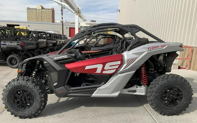 2024 Can-Am® Maverick X3 DS Turbo Fiery Red & Hyper Silver