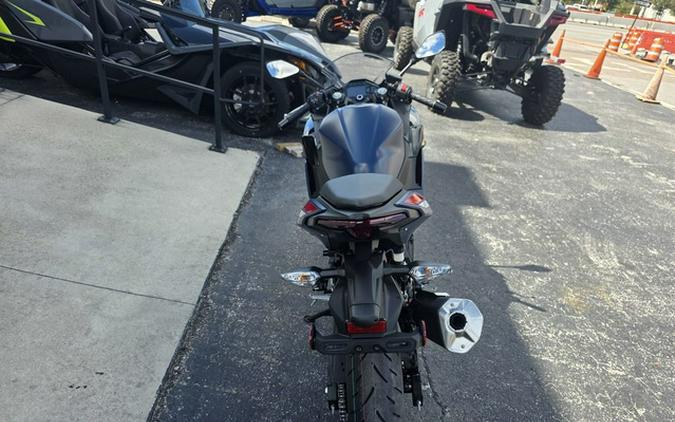 2026 Kawasaki Ninja 500 ABS Metallic Matte Twilight Blue ABS