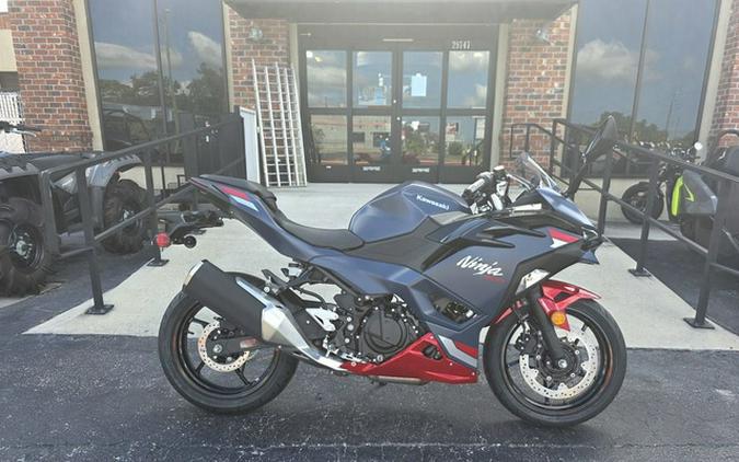 2026 Kawasaki Ninja 500 ABS Metallic Matte Twilight Blue ABS