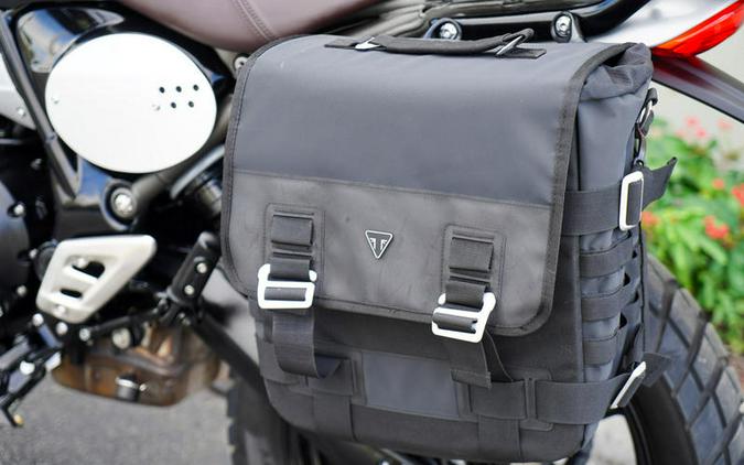 2024 Triumph Scrambler 400 X Matte Khaki Green / Fusion White