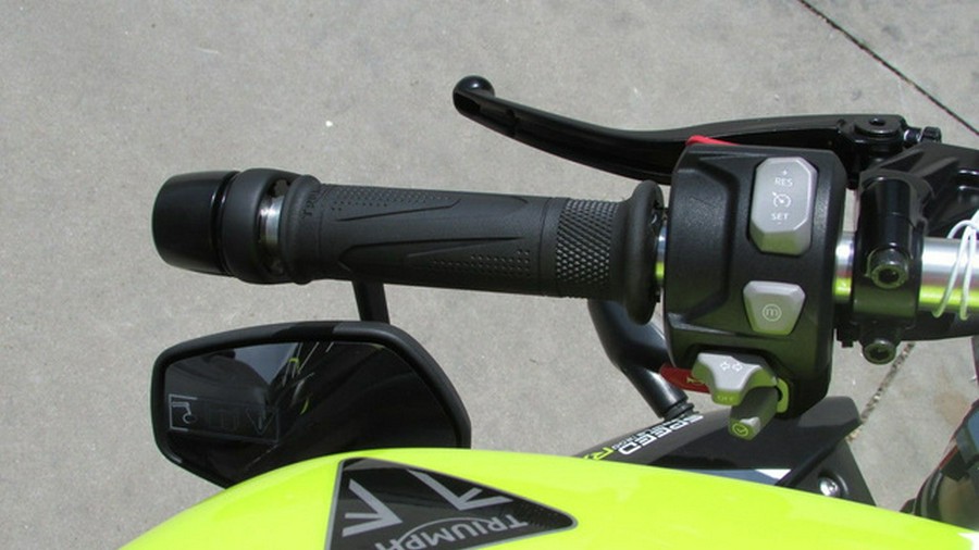 2026 Triumph Speed Triple 1200 RX Triumph Performance Yellow 1200 RX