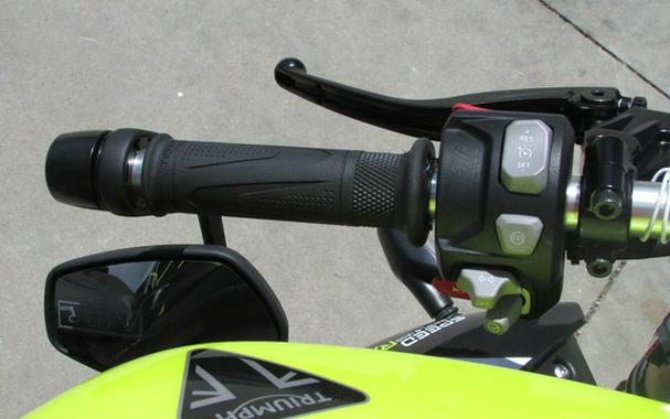 2026 Triumph Speed Triple 1200 RX Triumph Performance Yellow 1200 RX