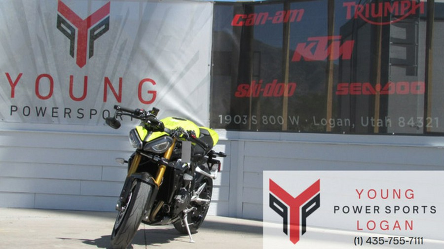 2026 Triumph Speed Triple 1200 RX Triumph Performance Yellow 1200 RX