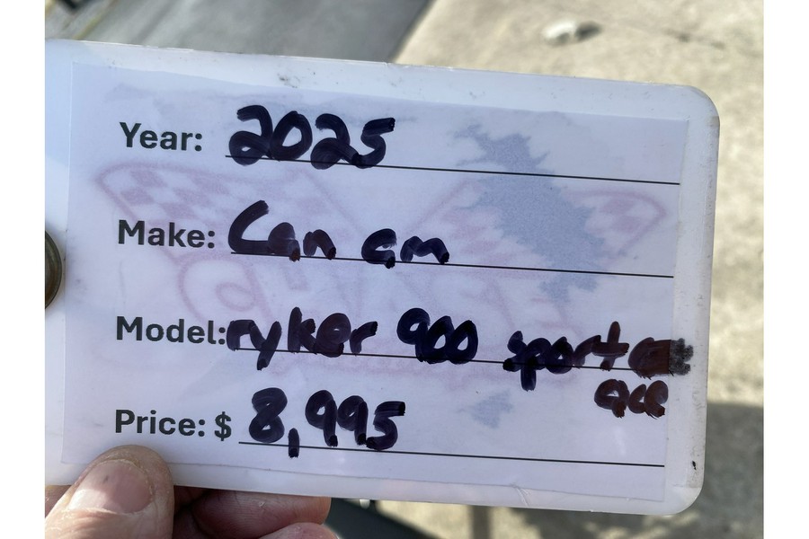 2025 Can-Am RYKER 900 SPORT