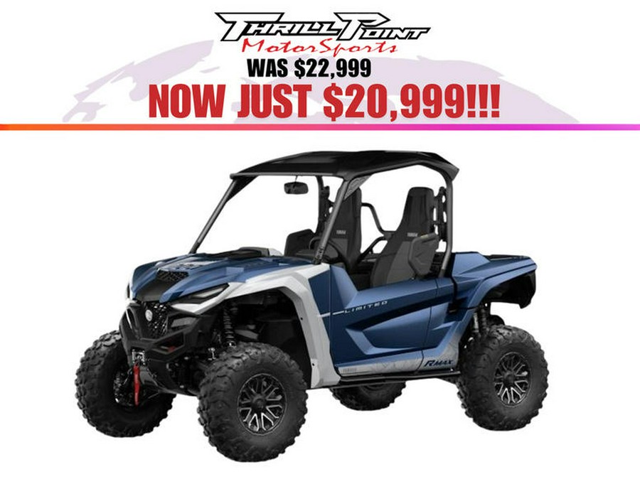 2026 Yamaha Wolverine Rmax2 1000 Limited
