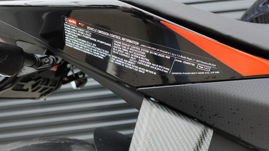 2023 Aprilia Tuono V4 Factory 1100