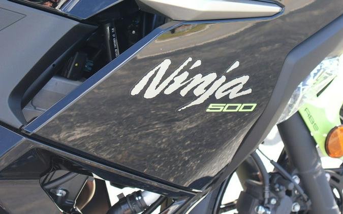 2026 Kawasaki Ninja 500 ABS Metallic Yellowish Green/Ebony ABS