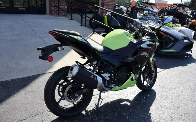 2026 Kawasaki Ninja 500 ABS Metallic Yellowish Green/Ebony ABS