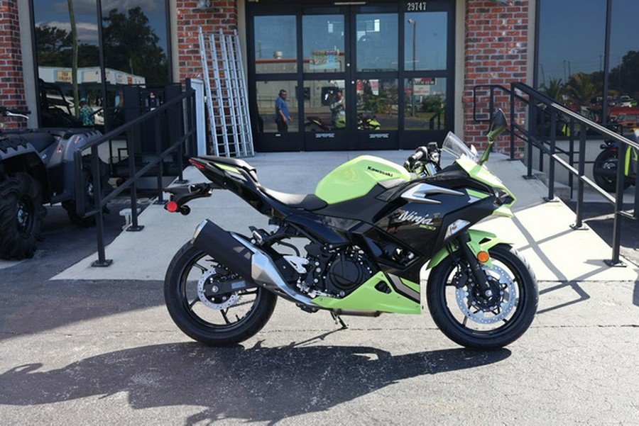 2026 Kawasaki Ninja 500 ABS Metallic Yellowish Green/Ebony ABS