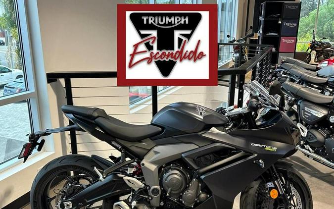 2025 Triumph Daytona 660 Satin Granite/Satin Black