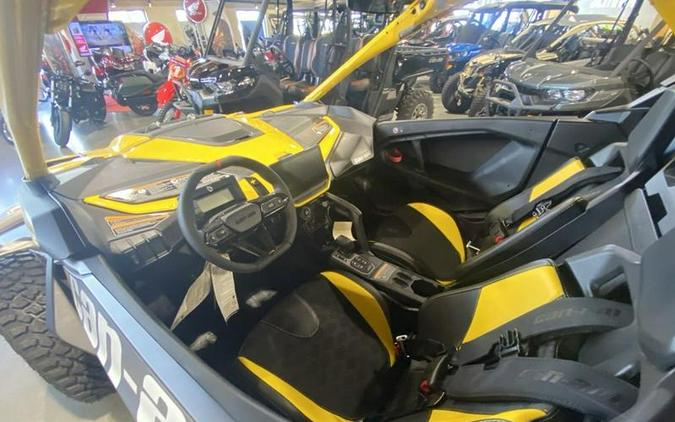 2024 Can-Am® Maverick R X RS with Smart-Shox Carbon Black & Neo Yellow