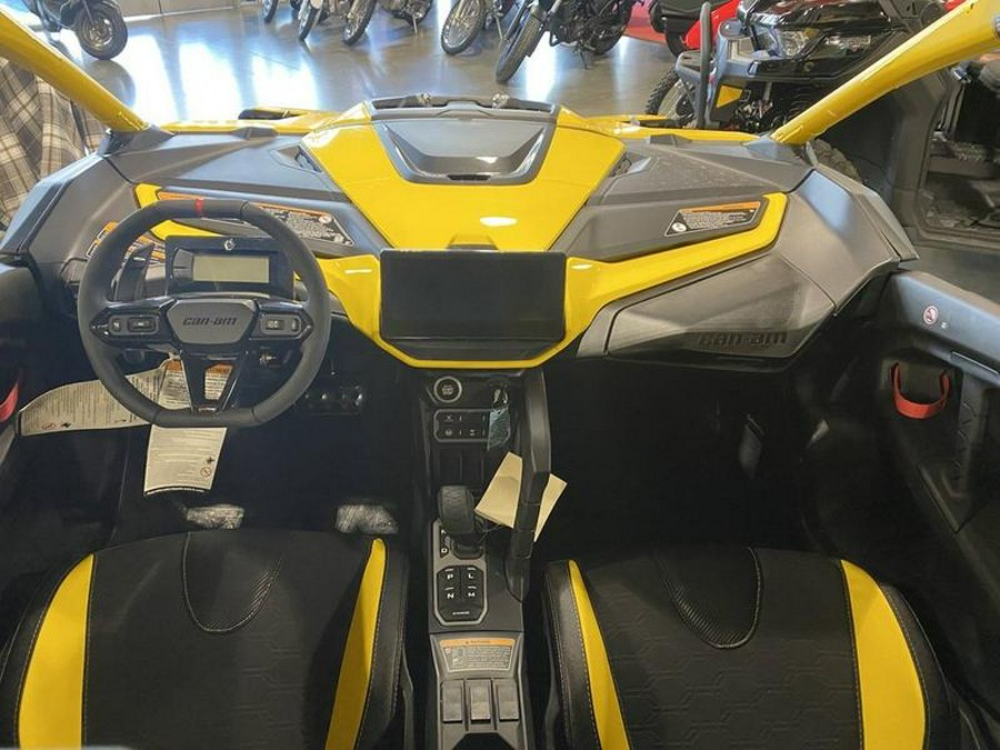 2024 Can-Am® Maverick R X RS with Smart-Shox Carbon Black & Neo Yellow