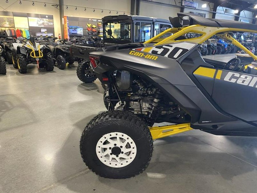 2024 Can-Am® Maverick R X RS with Smart-Shox Carbon Black & Neo Yellow