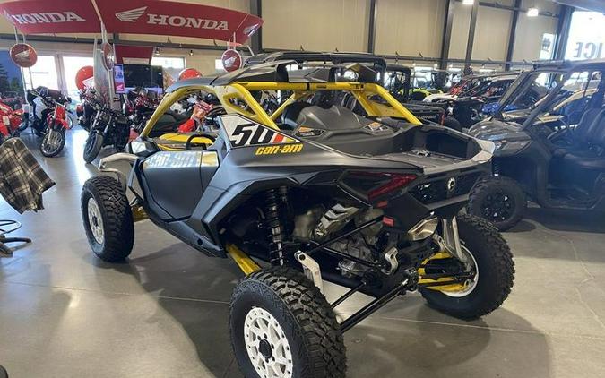 2024 Can-Am® Maverick R X RS with Smart-Shox Carbon Black & Neo Yellow