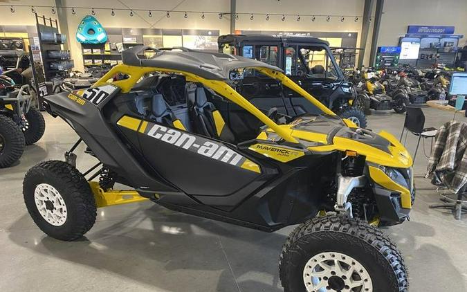 2024 Can-Am® Maverick R X RS with Smart-Shox Carbon Black & Neo Yellow