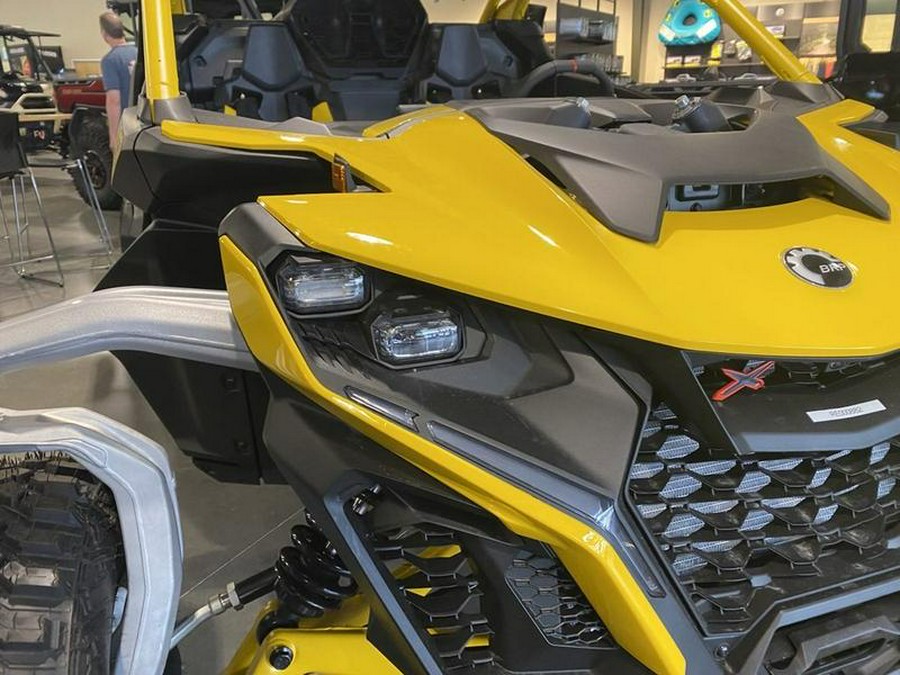 2024 Can-Am® Maverick R X RS with Smart-Shox Carbon Black & Neo Yellow