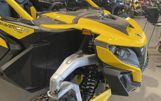 2024 Can-Am® Maverick R X RS with Smart-Shox Carbon Black & Neo Yellow